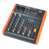 Ibiza sound MX401 4 Channel Mixer/Console Extra Compact USB