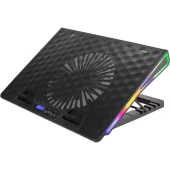 Cooler laptop gaming MYRIA X10, RGB, 17", negru